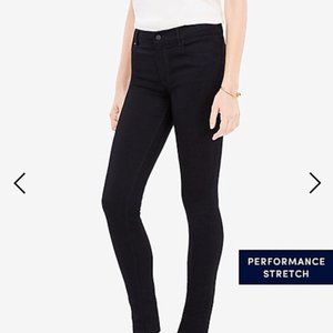Ann Taylor Skinny Black Jeans Sculpting Pockets Size 12